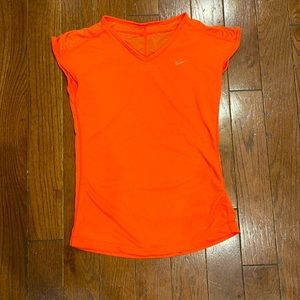 Orange Nike Dri- Fit T shirt
